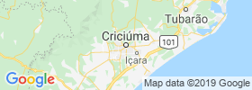 Criciuma map